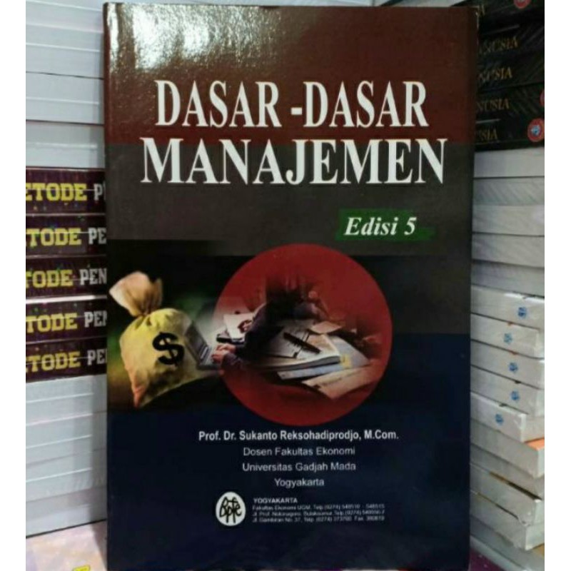 Cover DASAR-DASAR MANAJEMEN :  Edisi 5 / Sukanto Reksohadiprodjo
