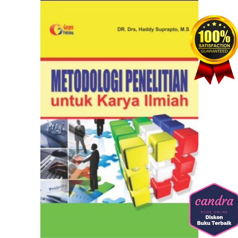 Cover METODOLOGI PENELITIAN untuk Karya ilimiah / Haddy Suprapto