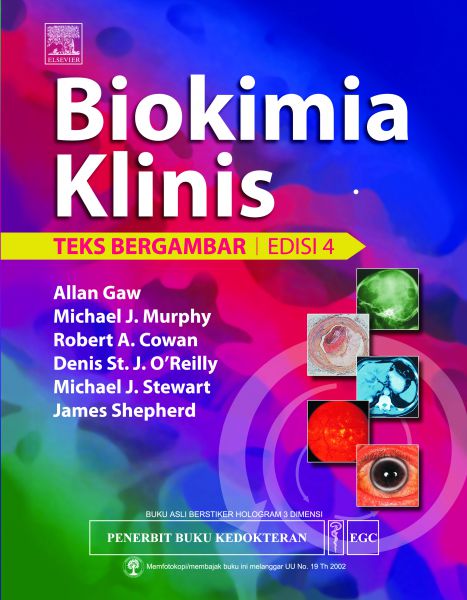Cover Biokimia Klinis :  Teks Bergambar / Allan Gaw