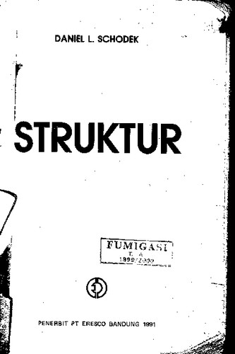 Cover Struktur :  - / Daniel L. Schodek