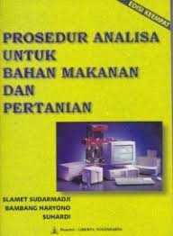 Cover Prosedur Analisa untuk Bahan Makanan dan Pertanian / Slamet Sudarmadji