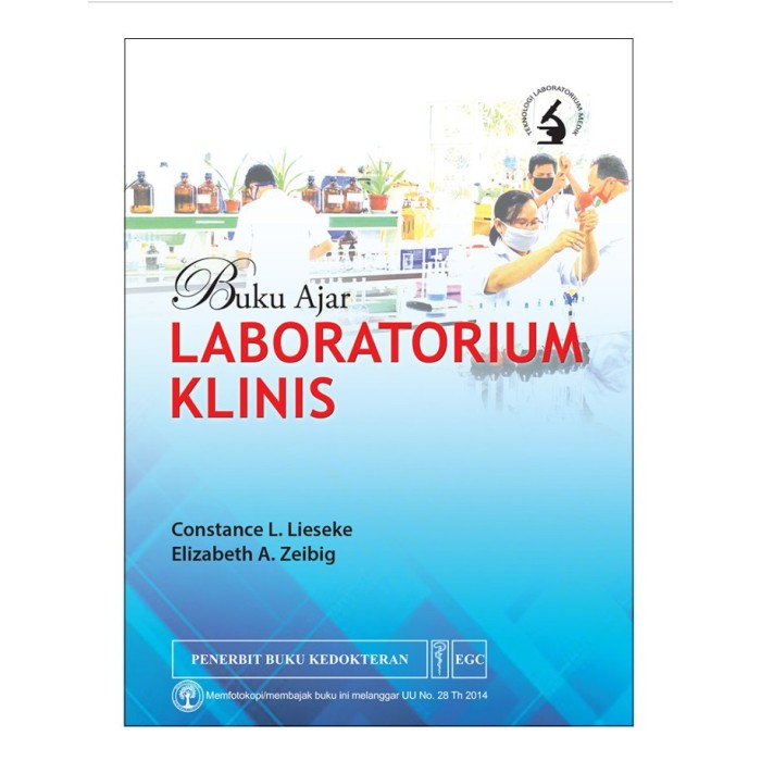 Cover Buku Ajar Laboratorium Klinis :  - / Constance L. Lieseke