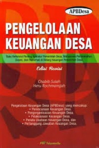 Cover Pengelolaan Keuangan Desa :  - / Chabib Soleh