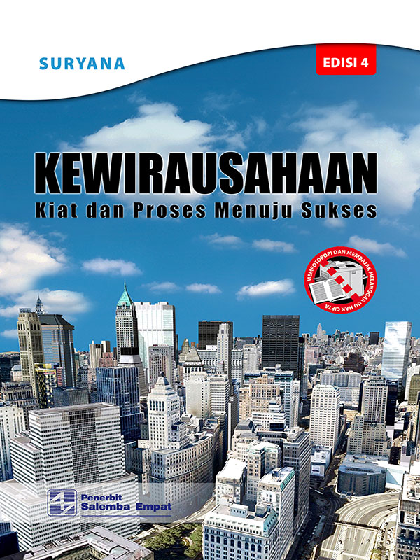 Cover Kewirausahaan :  Kiat dan Proses Menuju Sukses / Suryana