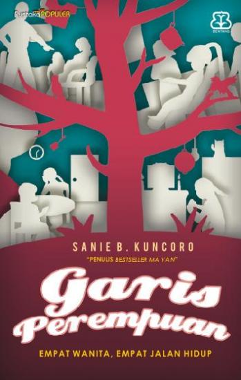 Cover Garis Perempuan :  Empat Wanita, Empat Jalan Hidup / Sanie B. Kuncoro