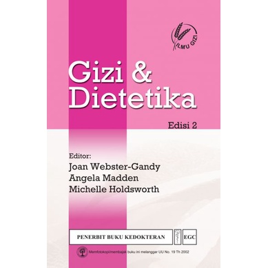 Cover Gizi & Dietetika :  Edisi 2 / Joan Webster Gandy