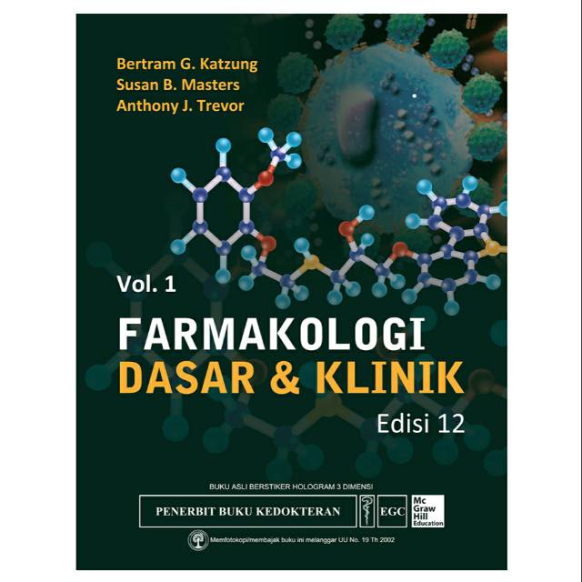 Cover Farmakologi Dasar & Klinik :  Edisi 12 / Bertram G. Katzung