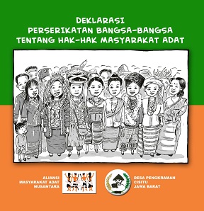 Cover Deklarasi Perserikatan Bangsa-Bangsa Tentang Hak-Hak Masyarakat Adat / Aliansi Masyarakat Adat Nusantara