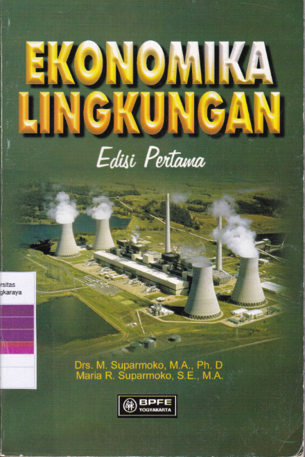 Cover Ekonomika Lingkungan / Suparmoko M.