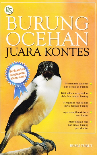 Cover Burung Ocehan Juara Kontes / Rusli Turut