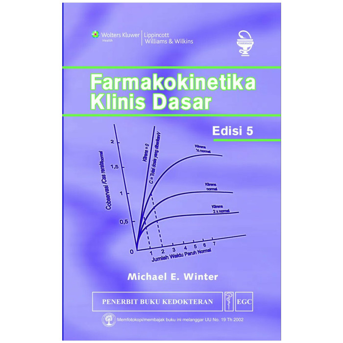 Cover Farmakokinetika Klinis Dasar :  Edisi 5 / Michael E Winter