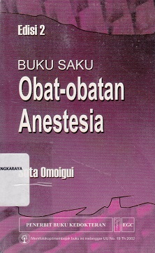 Cover Buku saku obat-obatan anestesia :  - / Sota Omoigui