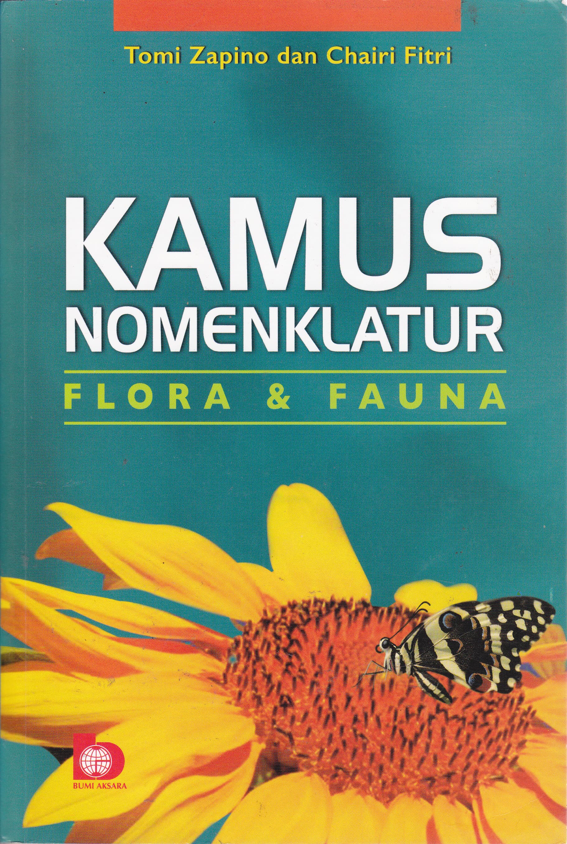 Cover Kamus Nomenklatur Flora & Fauna / Tomi Zapino