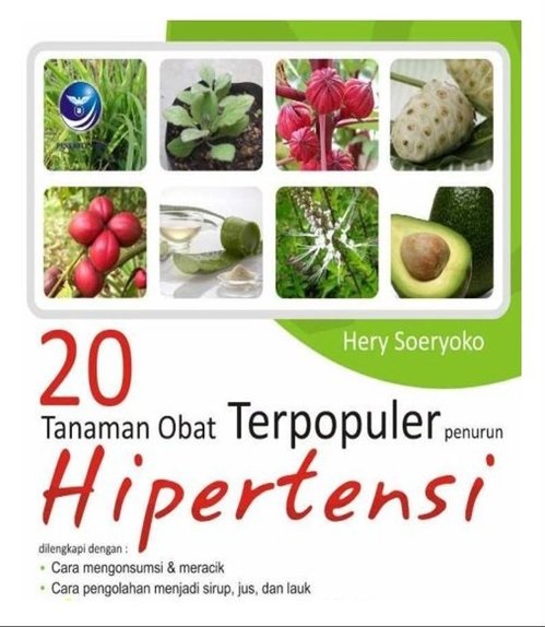 Cover 20 tanaman obat terpopuler penurun hipertensi :  - / Hery Soeryoko