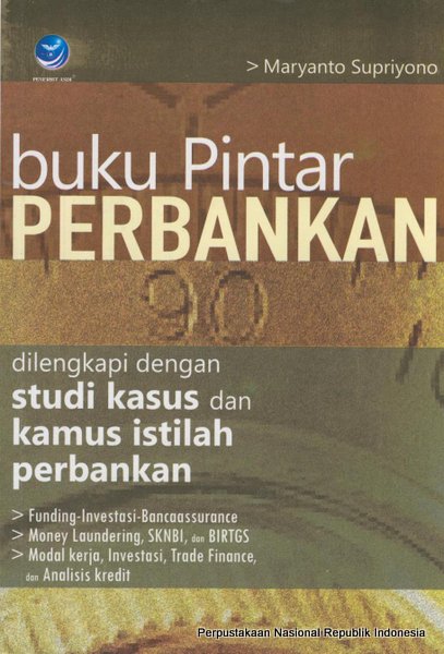 Cover Buku pintar perbankan :  - / Maryanto Supriyono