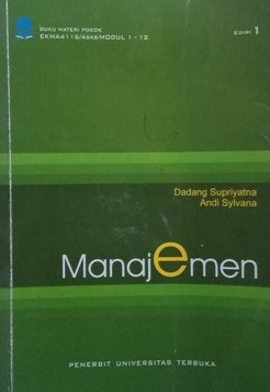 Cover Manajemen :  - / Dadang Supriyatna