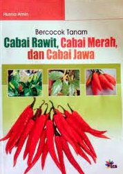 Cover Bercocok Tanam Cabai Rawit, Cabai Merah, dan Cabai Jawa :  - / Husna Amin