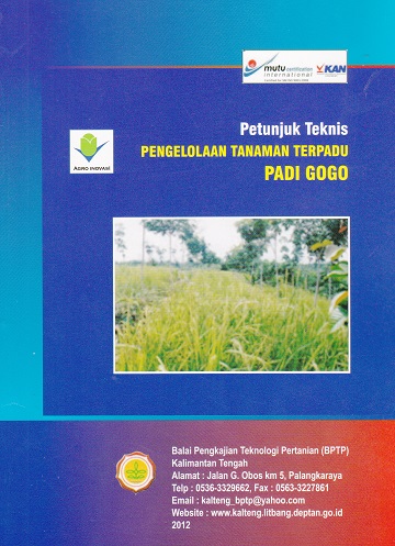 Cover Petunjuk Teknis Pengelolaan Tanaman Terpadu (PTT) Padi Gogo / Suriansyah