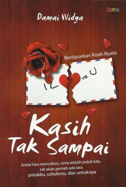Cover Kasih Tak Sampai / Damai Widya