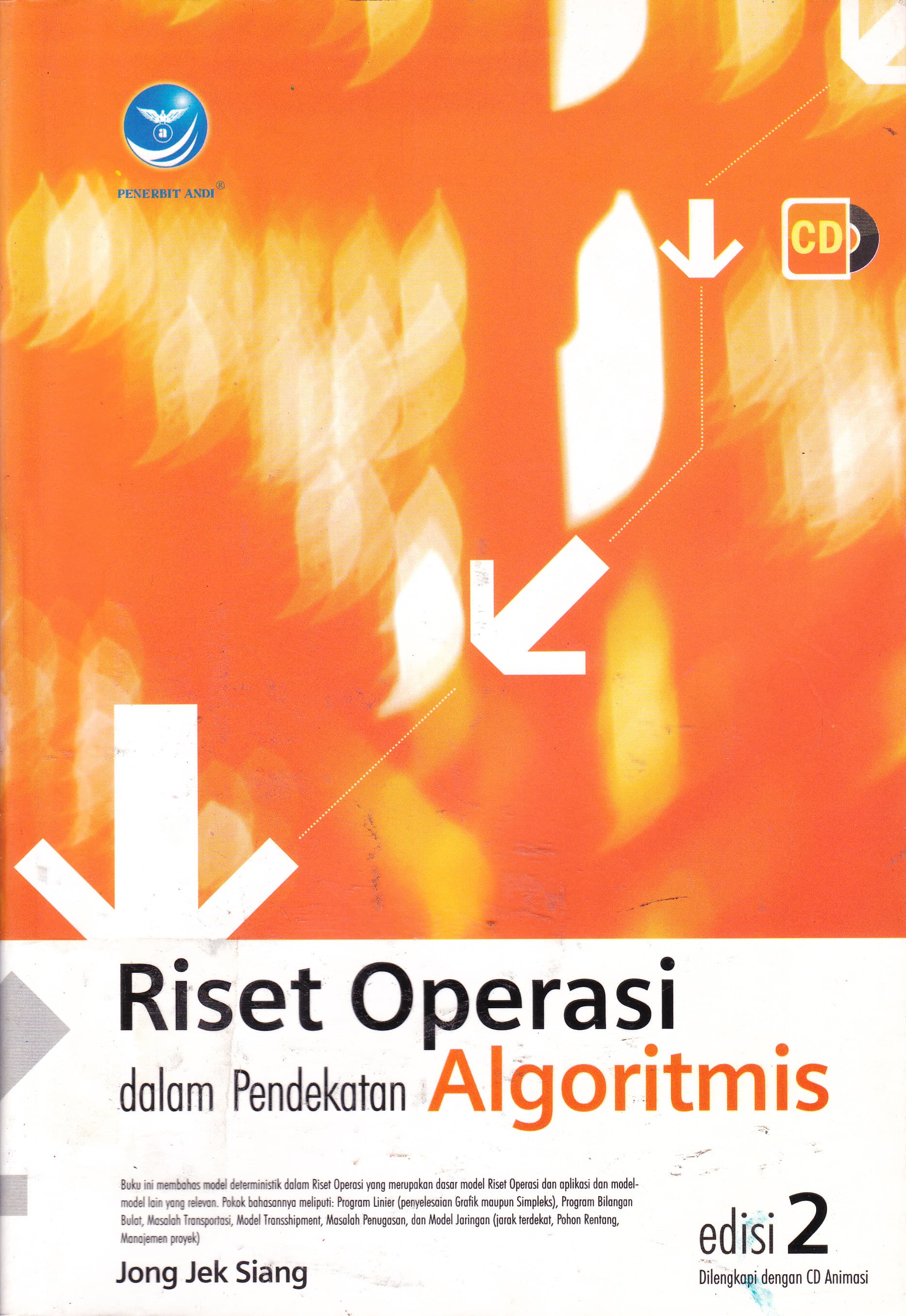 Cover Riset Operasi dalam Pendekatan Algoritmis / Jong Jek Siang