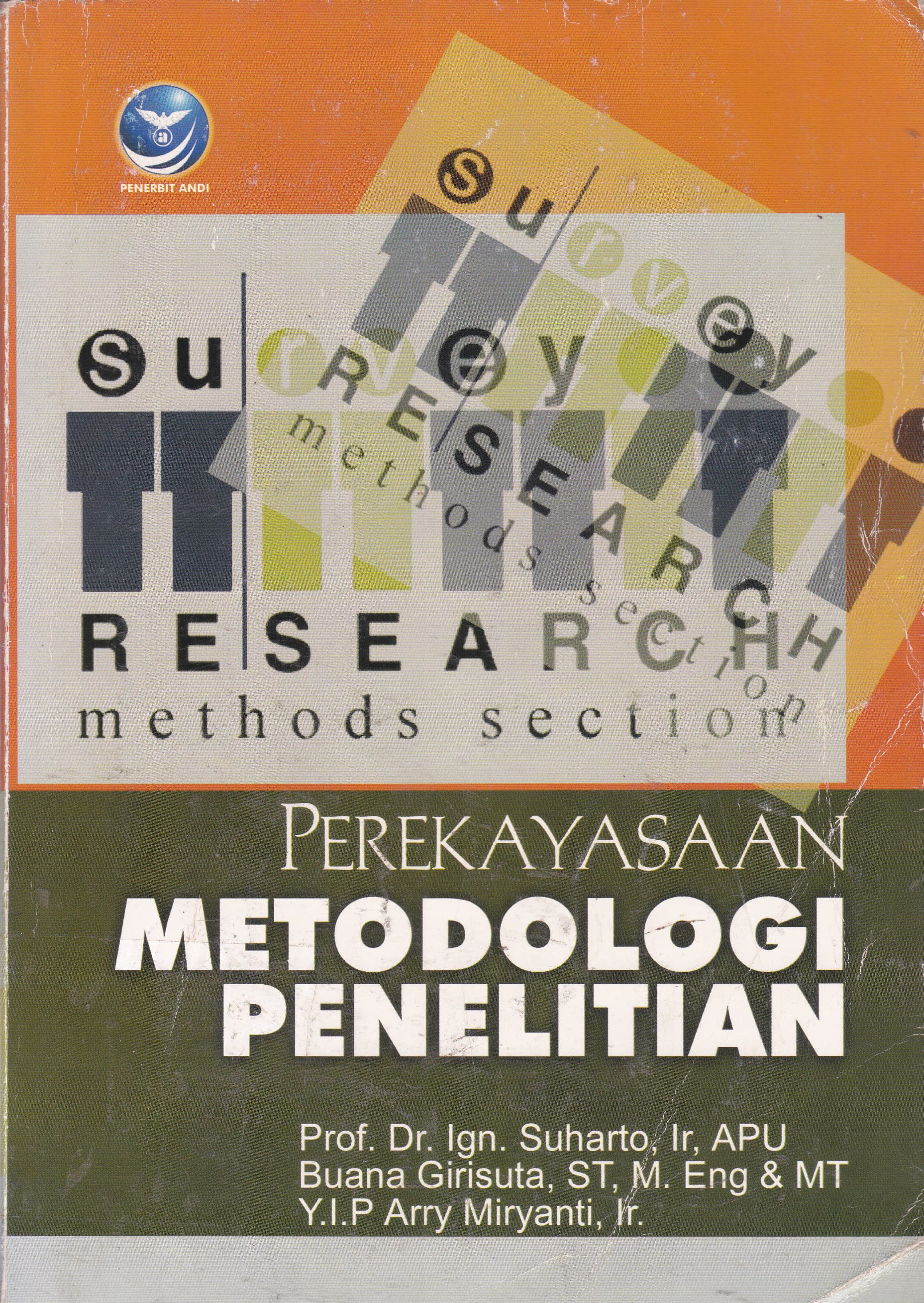 Cover Perekayasaan Metodologi Penelitian / Ignatius Suharto