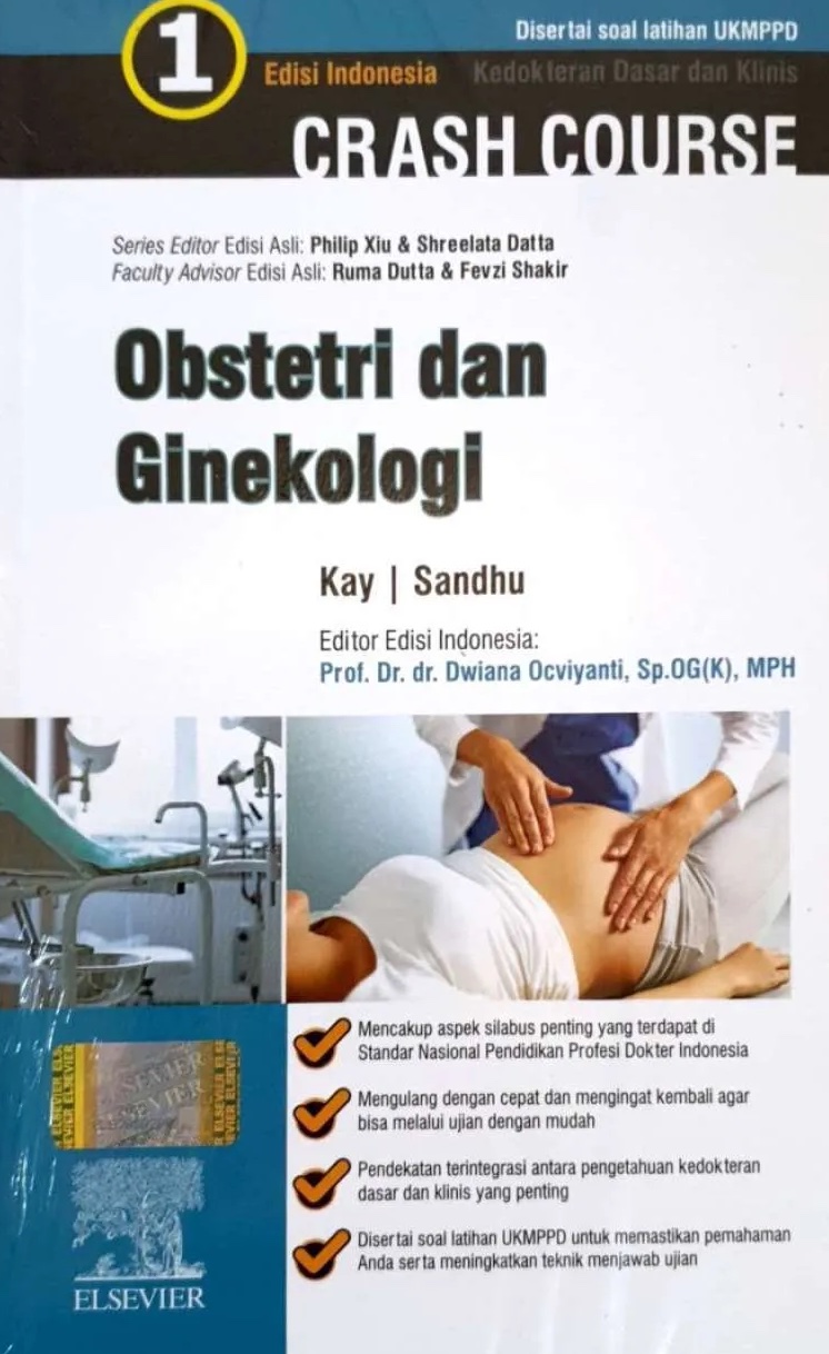 Cover Crash Course Obstetri dan Ginekologi :  - / Kay Sandhu