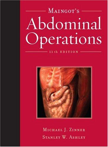 Cover Maingots Abdominal Operations :  - / Michael J Zinner