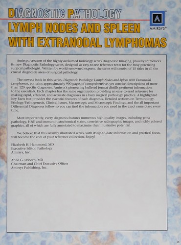 Cover Lymph Nodes and Spleen With Extranodal Lymphomas :  - / Medeiros