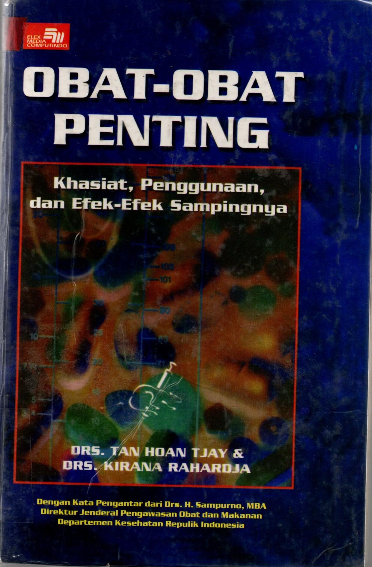 Cover Obat-Obat Penting :  - / Tan Hoan Tjay