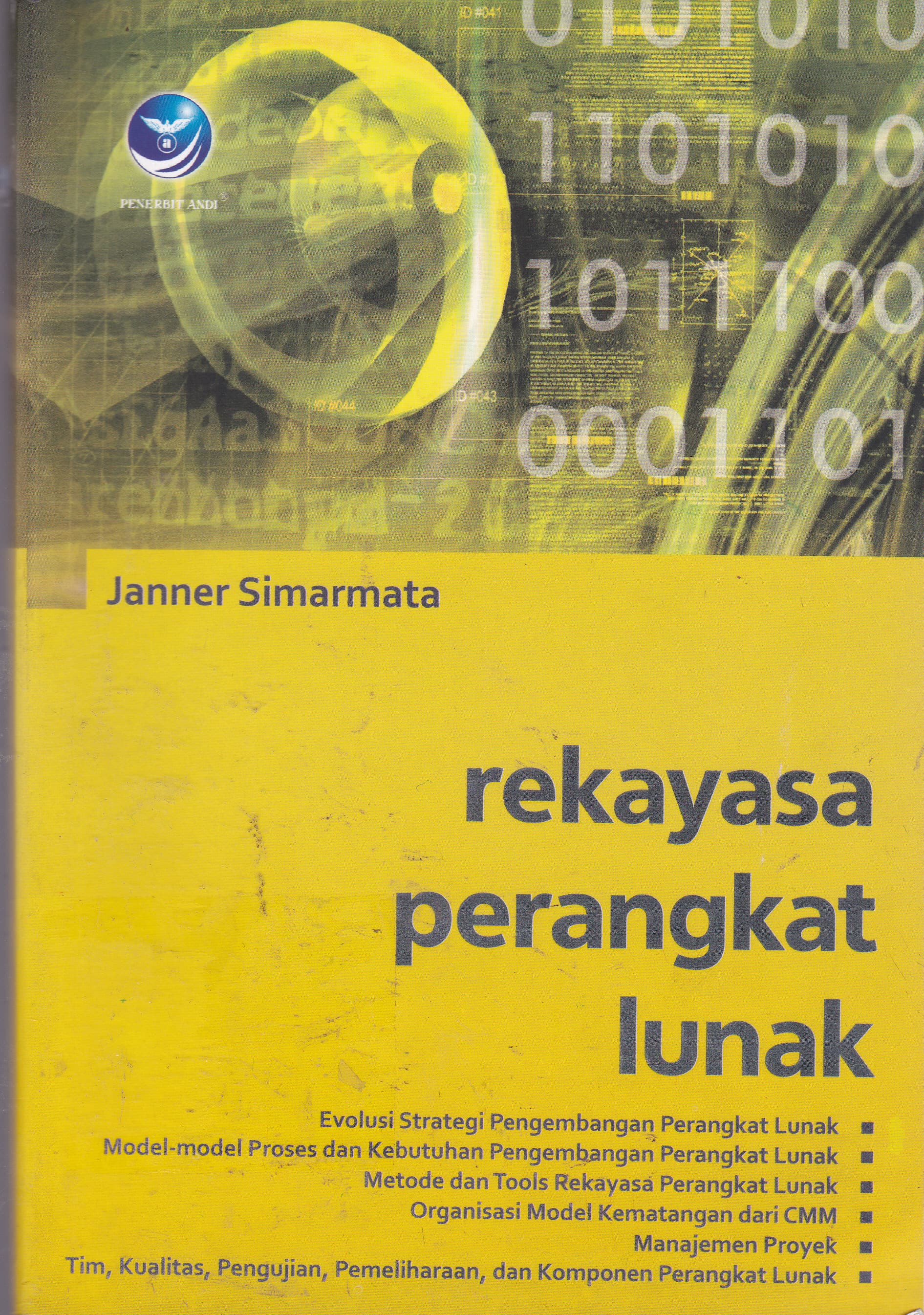 Cover Rekayasa Perangkat Lunak / Janner Simarmata