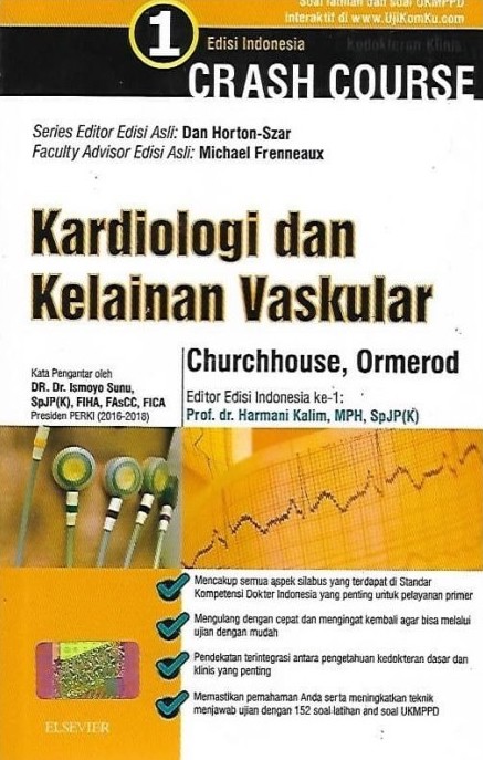 Cover Crash Course Kardiologi Dan Kelainan Vaskular Ed1- :  - / Churchhouse