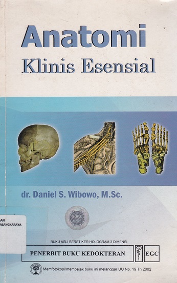 Cover Anatomi Klinis Esensial / Daniel S. Wibowo