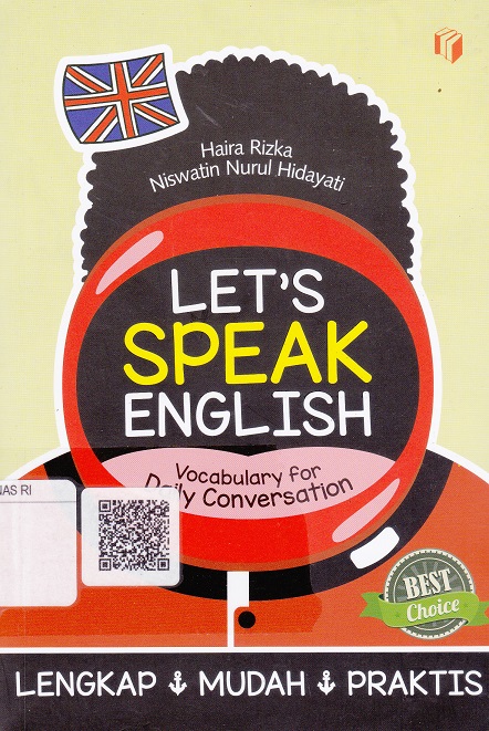 Cover Let's Speak English :  Vocabulary for daily conversation / Haira Rizka