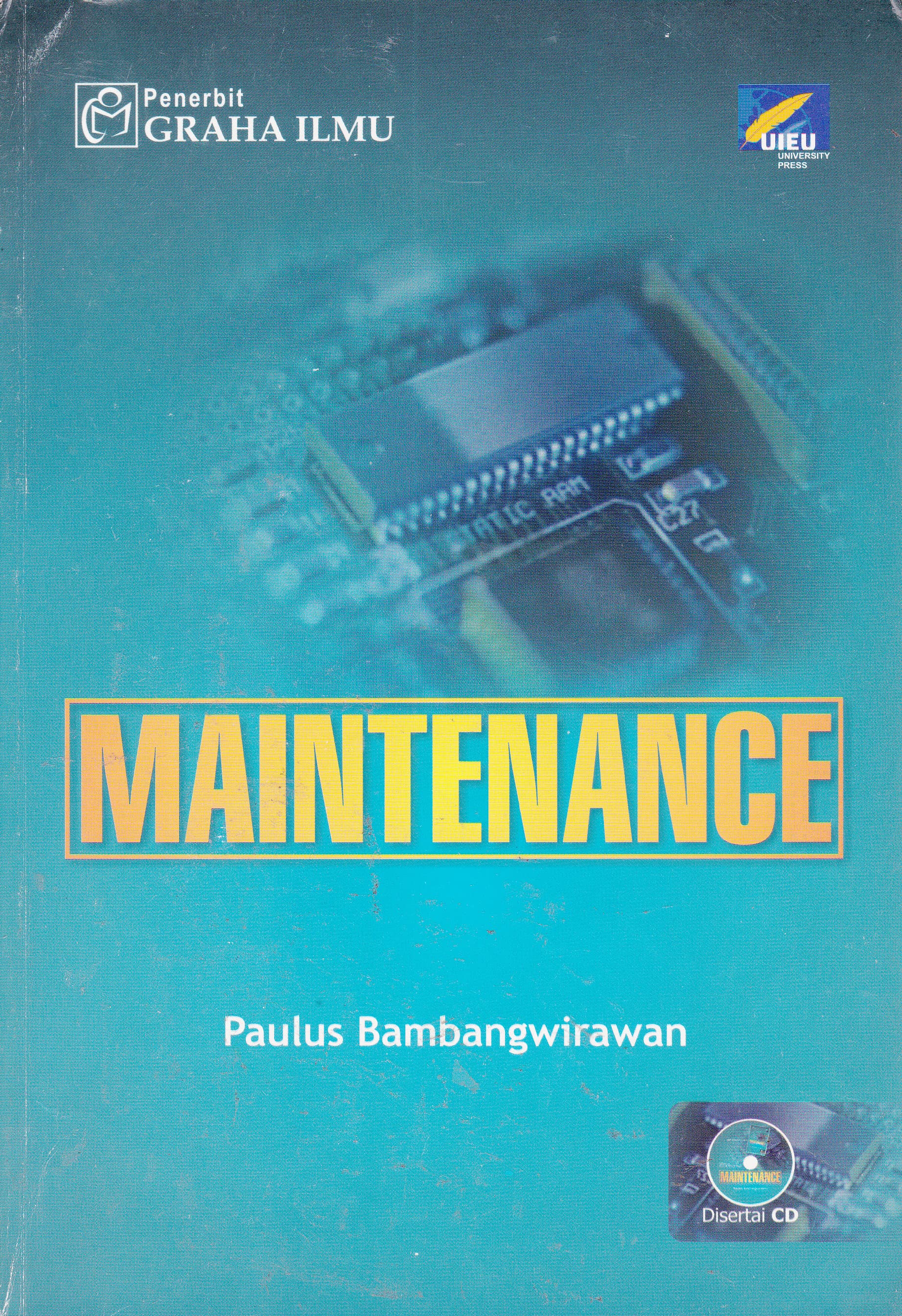 Cover Maintenance / Paulus Bambangwirawan