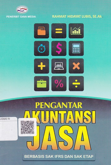Cover Pengantar Akuntansi Jasa :  Berbasis SAK IFRS dan SAK ETAP / Rahmat Hidayat Lubis