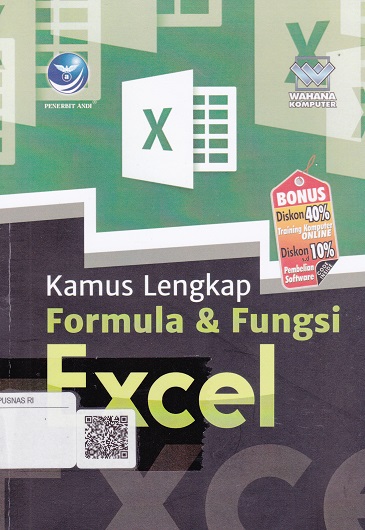 Cover Kamus Lengkap Formula & Fungsi Excel :  - / Tim Kerja Sama