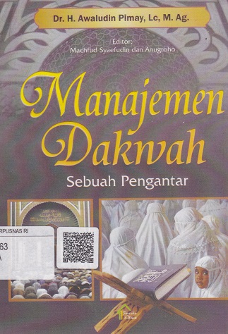 Cover Manajemen Dakwah :  Sebuah Pengantar / Awaludin Pimay