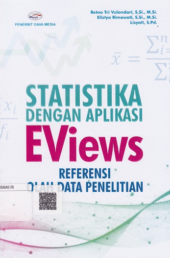 Cover Statistika dengan Aplikasi EViews :  Referensi Olah Data Penelitian / Retno Tri Vulandari