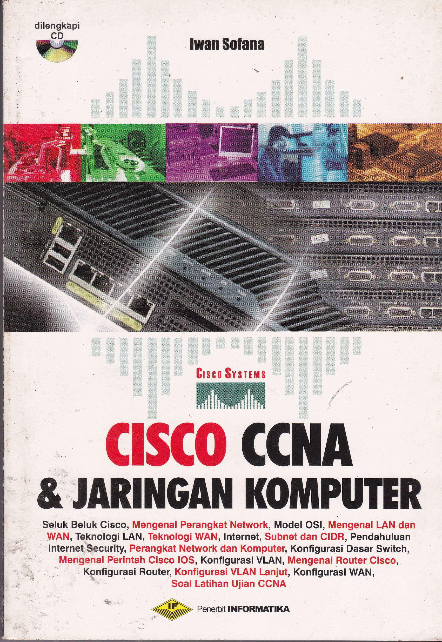 Cover Cisco CCNA & Jaringan Komputer / Iwan Sofana