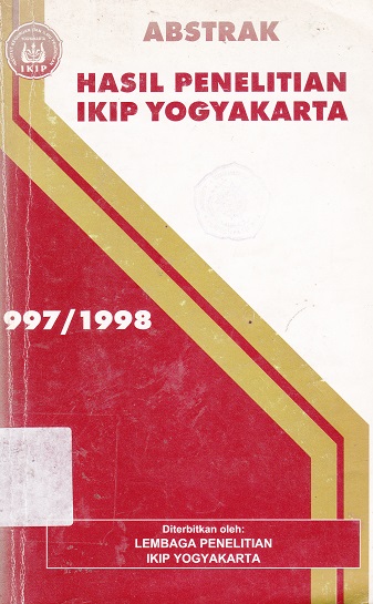 Cover Hasil Penelitian IKIP Yogyakarta :  - / Bambang S
