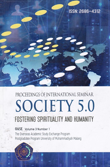 Cover Society 5.0 :  leading in the borderless world / Diah Karmiyati