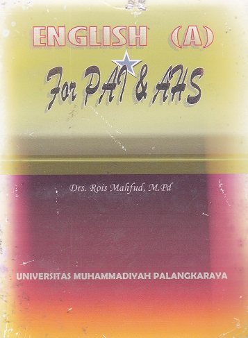 Cover English (A) For PAI & AHS :  - / Rois Mahfud