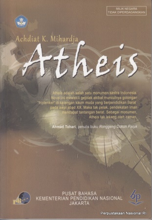 Cover Atheis :  - / Achdiat K. Mihardja