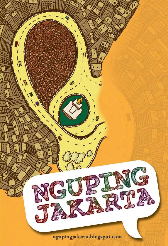 Cover Nguping Jakarta :  Kuping Kiri & Kuping Kanan / Wahyudi Pratama