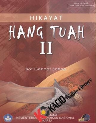 Cover Hikayat Hang Tuah II :  - / Bot Genoot Schap