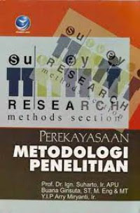 Cover Rerekayasaan Metodologi Penelitian / Prof. Dr. Ign. Suharto, Ir, APU