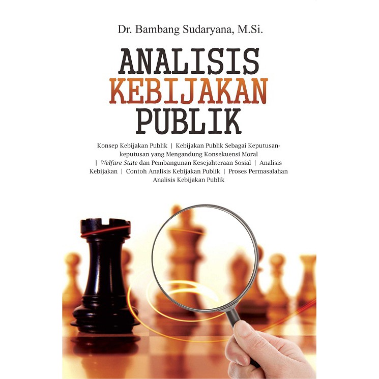 Cover Analisis Kebijakan Publik / Dr. Bambang Sudaryana, M.Si
