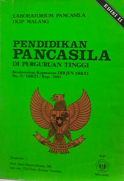 Cover Pendidikan Pancasila di Perguruan Tinggi :  - / Darji Darmodiharjo
