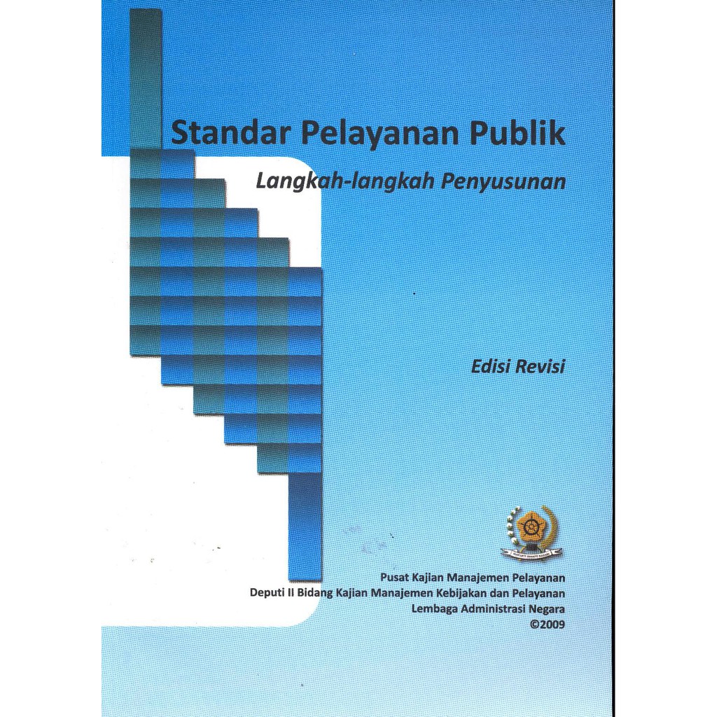 Cover Standar Pelayanan Publik Langkah-Langkah Penyusunan / Pusat Kajian Manajemen Pelayanan - LAN