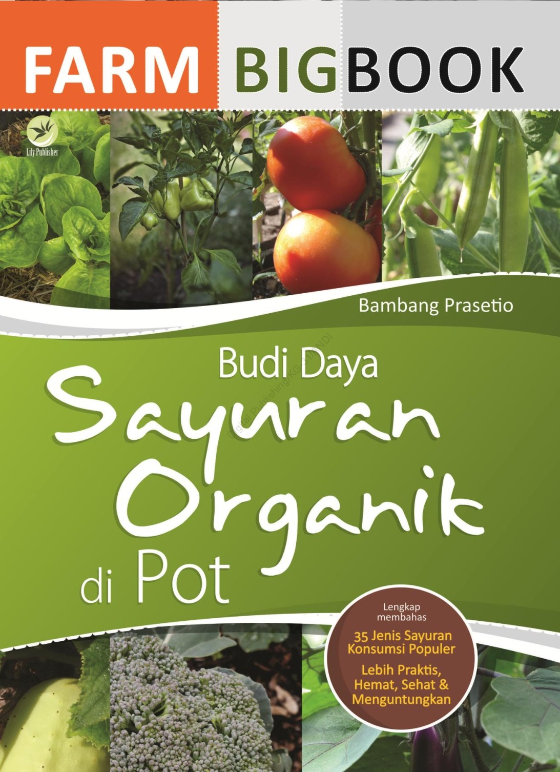 Cover Budi daya sayuran organik di pot :  - / Bambang Prasetio